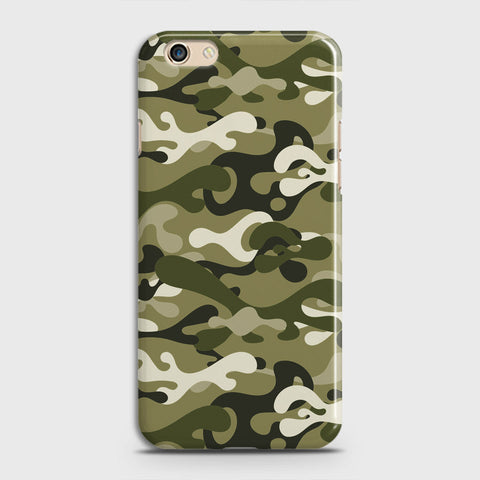 Oppo F3 Plus Cover - Camo Series - Light Green Design - Matte Finish - Snap On Hard Case with LifeTime Colors Guarantee