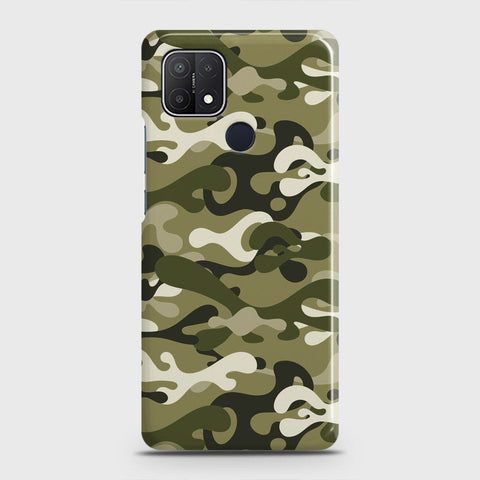 Realme C25 Cover - Camo Series - Light Green Design - Matte Finish - Snap On Hard Case with LifeTime Colors Guarantee