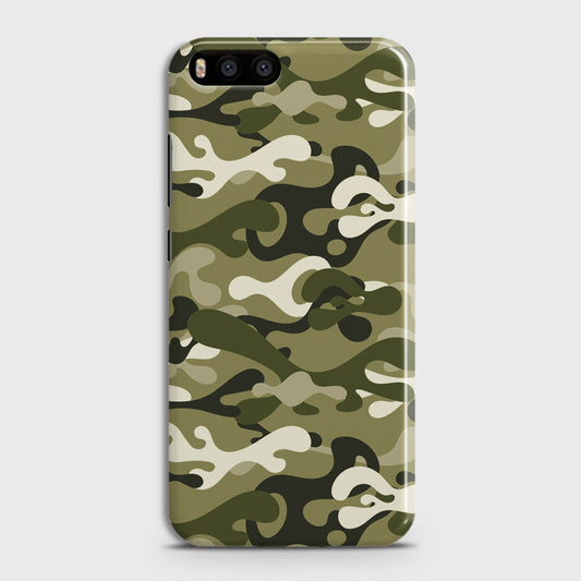 Xiaomi Mi 6  Cover - Camo Series - Light Green Design - Matte Finish - Snap On Hard Case with LifeTime Colors Guarantee