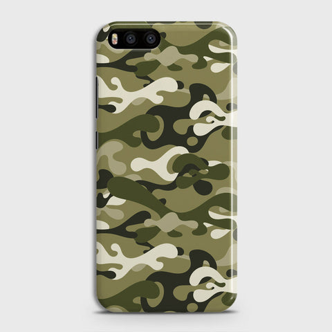 Xiaomi Mi 6  Cover - Camo Series - Light Green Design - Matte Finish - Snap On Hard Case with LifeTime Colors Guarantee