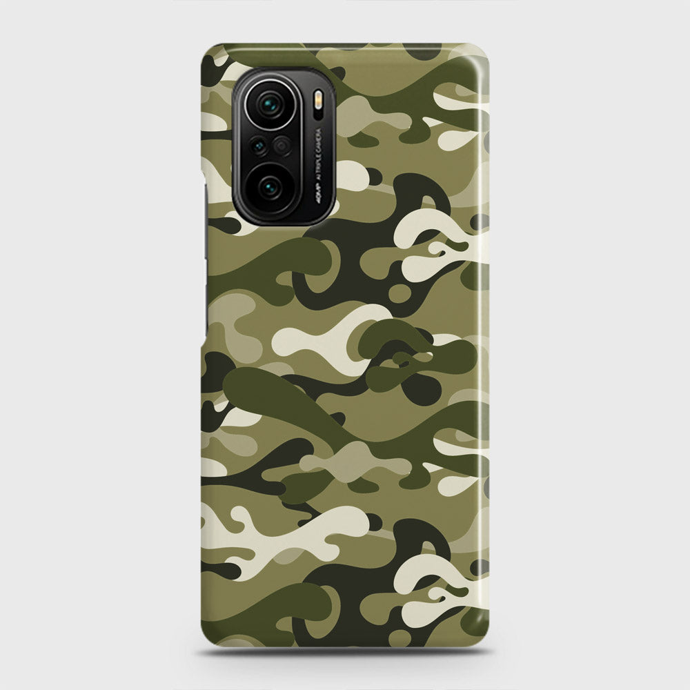 Xiaomi Mi 11X Pro Cover - Camo Series - Light Green Design - Matte Finish - Snap On Hard Case with LifeTime Colors Guarantee