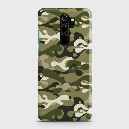 Xiaomi Redmi Note 8 Pro Cover - Camo Series - Light Green Design - Matte Finish - Snap On Hard Case with LifeTime Colors Guarantee