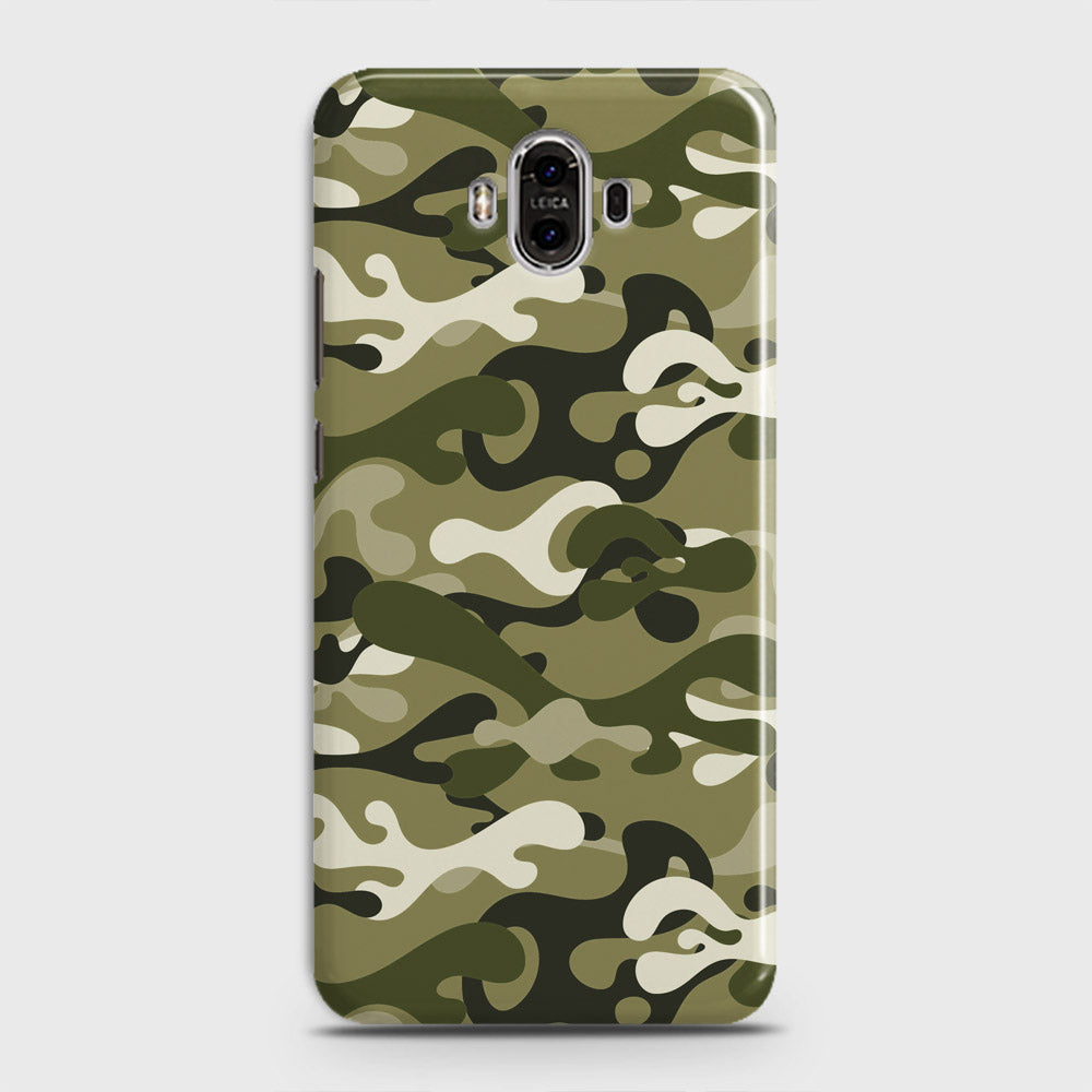 Huawei Mate 10 Cover - Camo Series - Light Green Design - Matte Finish - Snap On Hard Case with LifeTime Colors Guarantee