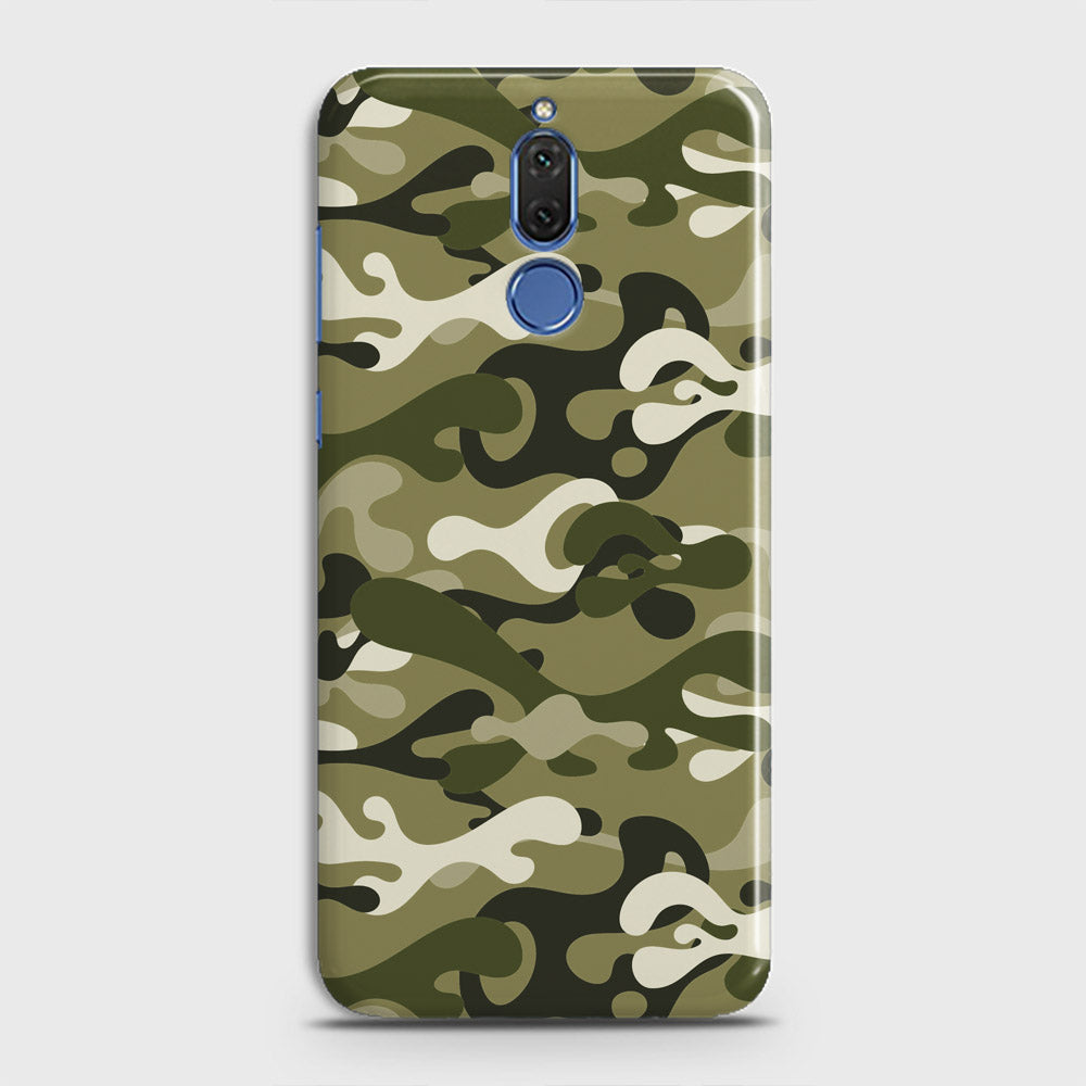 Huawei Mate 10 Lite Cover - Camo Series - Light Green Design - Matte Finish - Snap On Hard Case with LifeTime Colors Guarantee