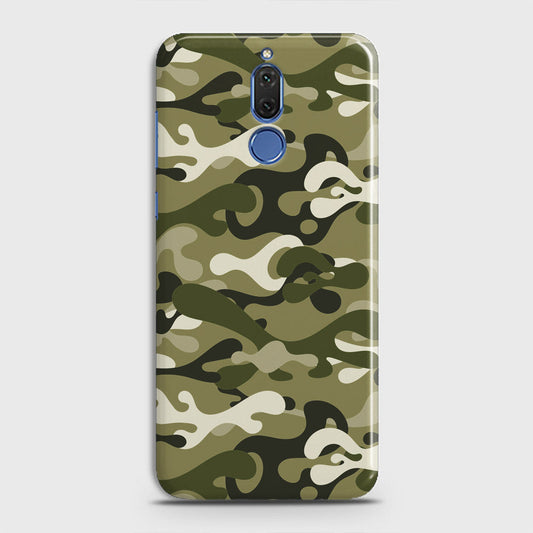 Huawei Mate 10 Lite Cover - Camo Series - Light Green Design - Matte Finish - Snap On Hard Case with LifeTime Colors Guarantee (Fast Delivery) (H)