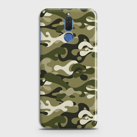 Huawei Mate 10 Lite Cover - Camo Series - Light Green Design - Matte Finish - Snap On Hard Case with LifeTime Colors Guarantee
