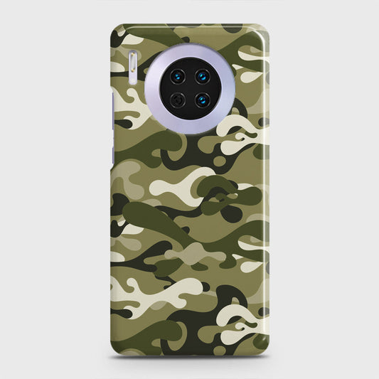 Huawei Mate 30 Cover - Camo Series - Light Green Design - Matte Finish - Snap On Hard Case with LifeTime Colors Guarantee