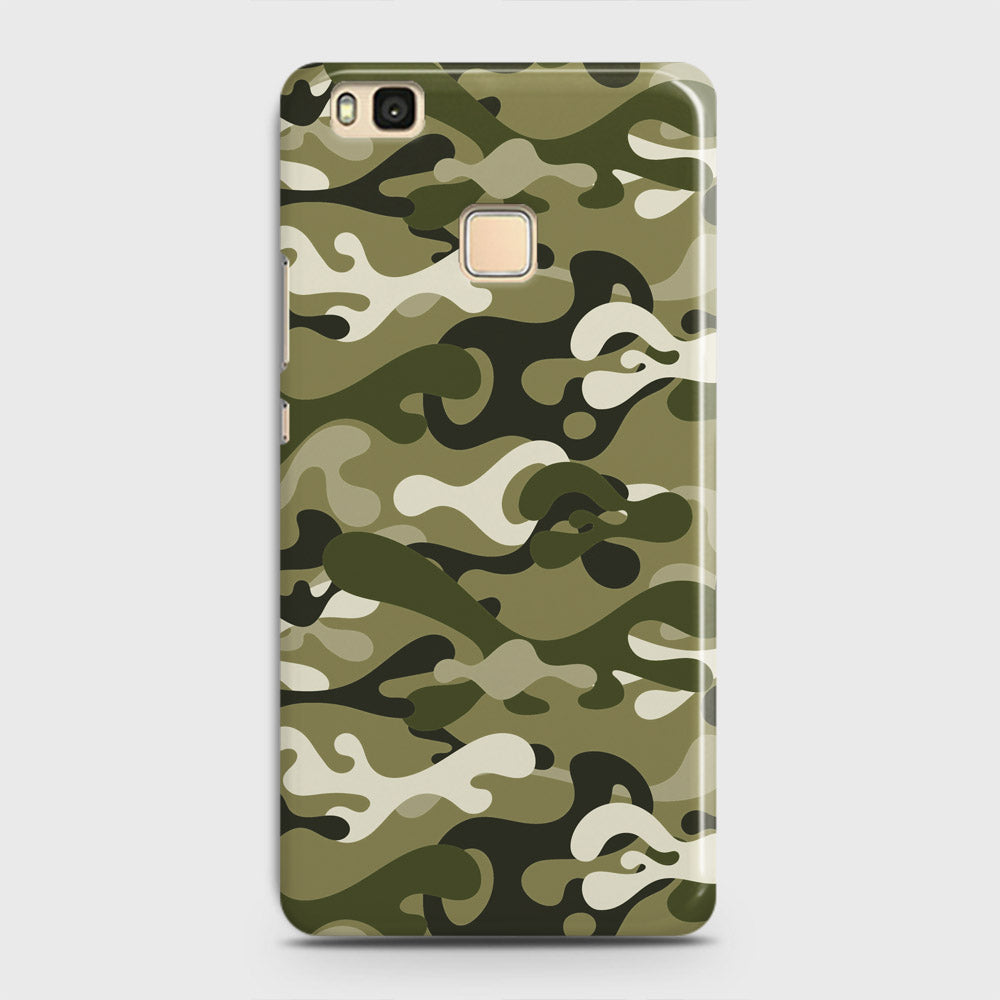 Huawei P9 Lite Cover - Camo Series - Light Green Design - Matte Finish - Snap On Hard Case with LifeTime Colors Guarantee