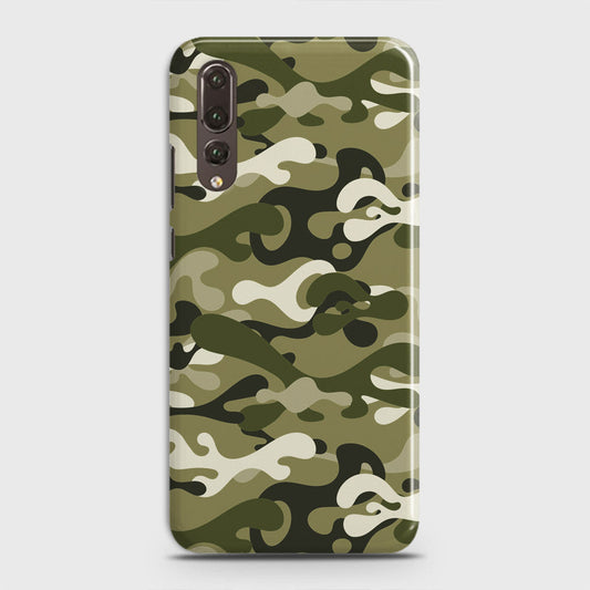 Huawei P20 Pro Cover - Camo Series - Light Green Design - Matte Finish - Snap On Hard Case with LifeTime Colors Guarantee