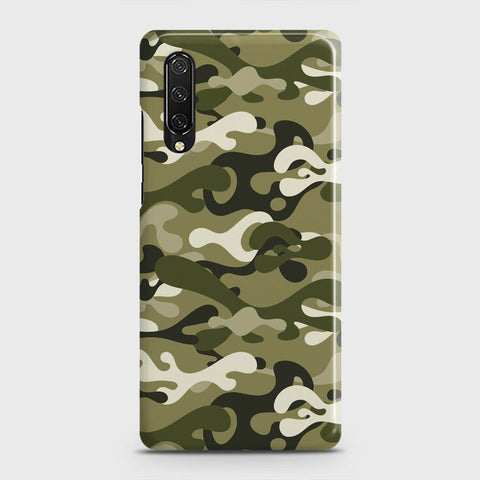 Huawei Y9s Cover - Camo Series - Light Green Design - Matte Finish - Snap On Hard Case with LifeTime Colors Guarantee