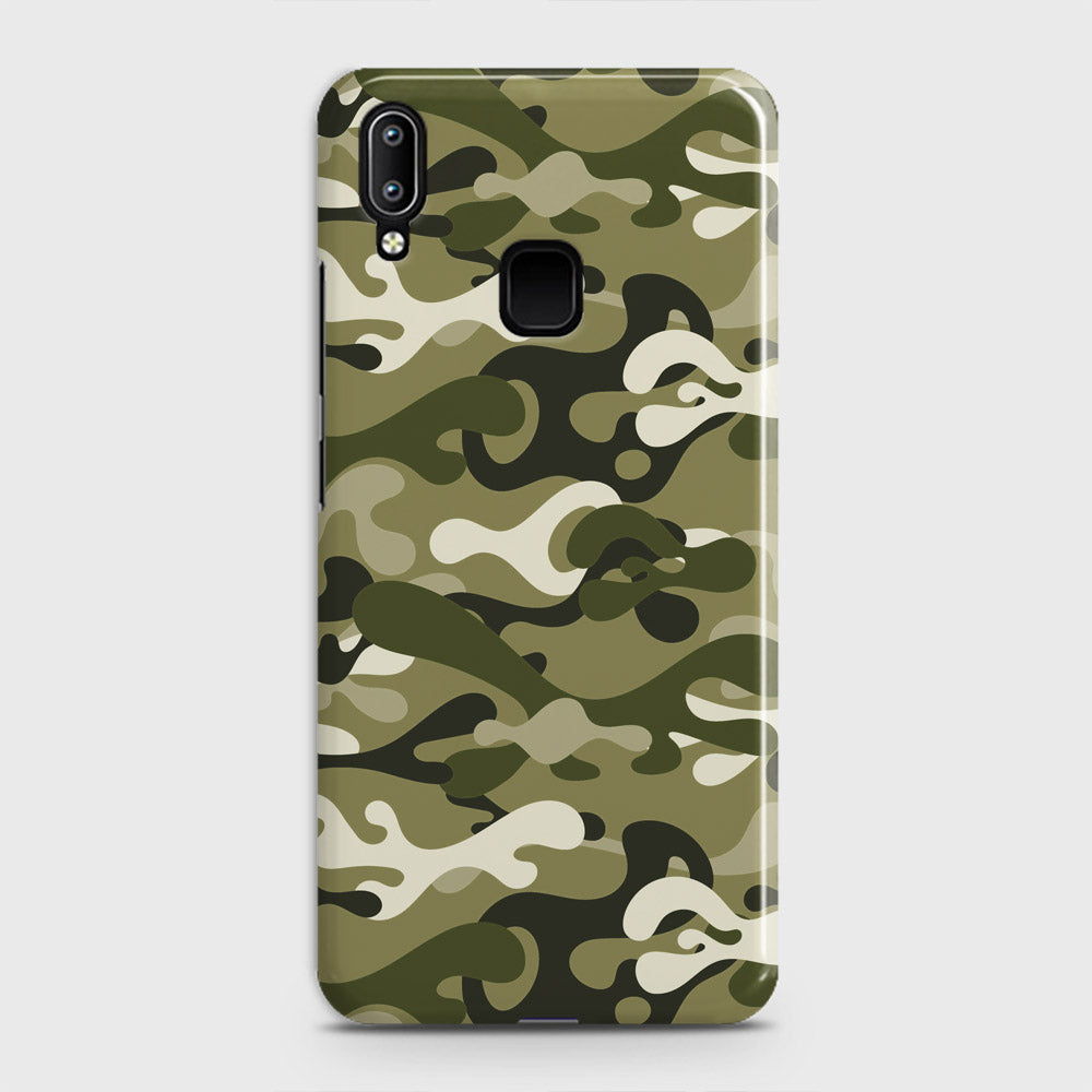 Vivo Y95 Cover - Camo Series - Light Green Design - Matte Finish - Snap On Hard Case with LifeTime Colors Guarantee