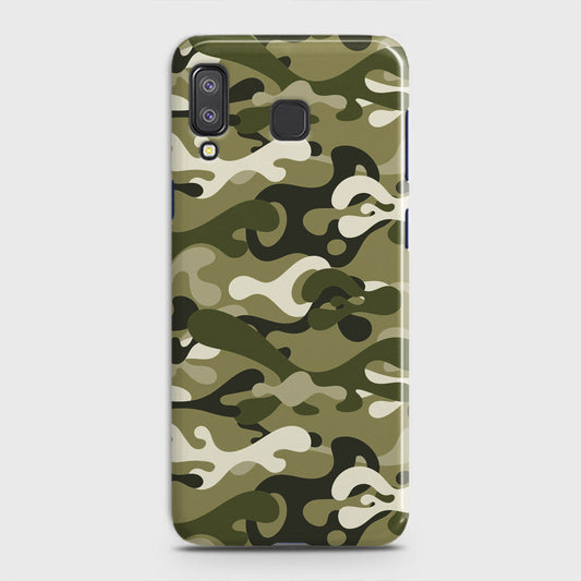 Samsung Galaxy A9 Star Cover - Camo Series - Light Green Design - Matte Finish - Snap On Hard Case with LifeTime Colors Guarantee
