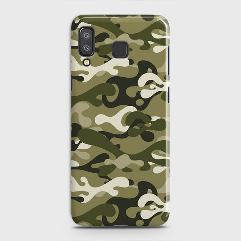 Samsung Galaxy A9 Star Cover - Camo Series - Light Green Design - Matte Finish - Snap On Hard Case with LifeTime Colors Guarantee