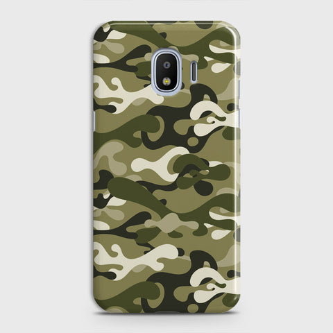 Samsung Galaxy Grand Prime Pro / J2 Pro 2018 Cover - Camo Series - Light Green Design - Matte Finish - Snap On Hard Case with LifeTime Colors Guarantee