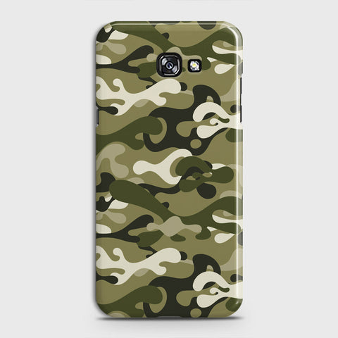 Samsung Galaxy J4 Plus Cover - Camo Series - Light Green Design - Matte Finish - Snap On Hard Case with LifeTime Colors Guarantee