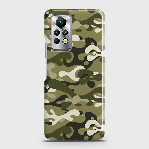 Infinix Note 11 Pro Cover - Camo Series - Light Green Design - Matte Finish - Snap On Hard Case with LifeTime Colors Guarantee