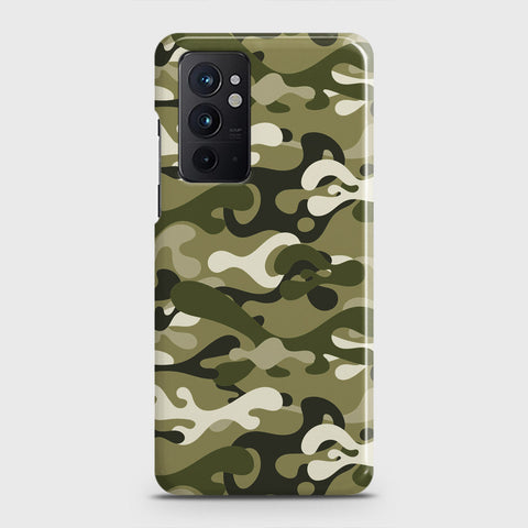 OnePlus 9RT 5G Cover - Camo Series - Light Green Design - Matte Finish - Snap On Hard Case with LifeTime Colors Guarantee