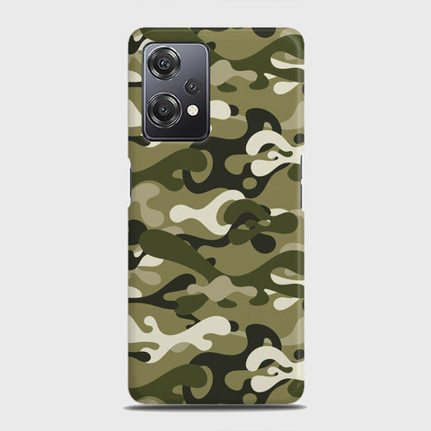 OnePlus Nord CE 2 Lite 5G Cover - Camo Series - Light Green Design - Matte Finish - Snap On Hard Case with LifeTime Colors Guarantee