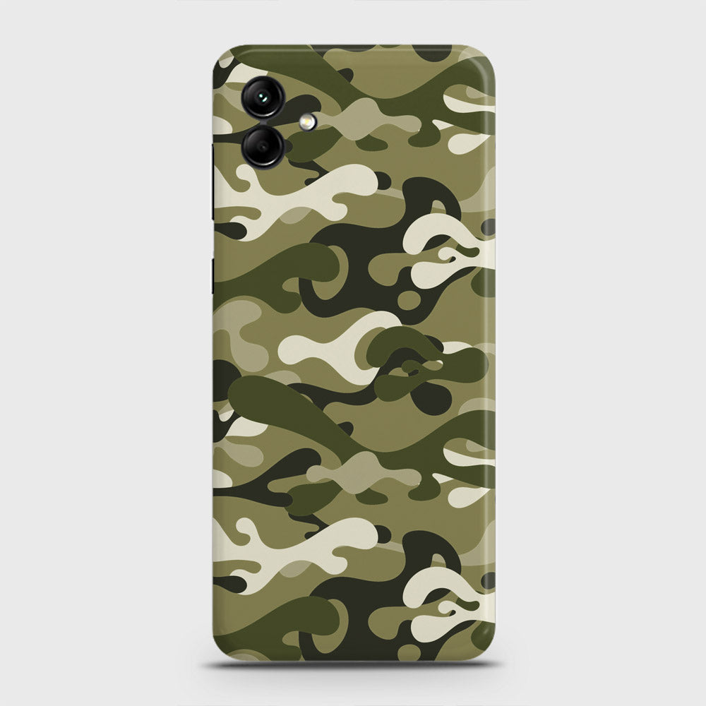 Samsung Galaxy A04 Cover - Camo Series - Light Green Design - Matte Finish - Snap On Hard Case with LifeTime Colors Guarantee