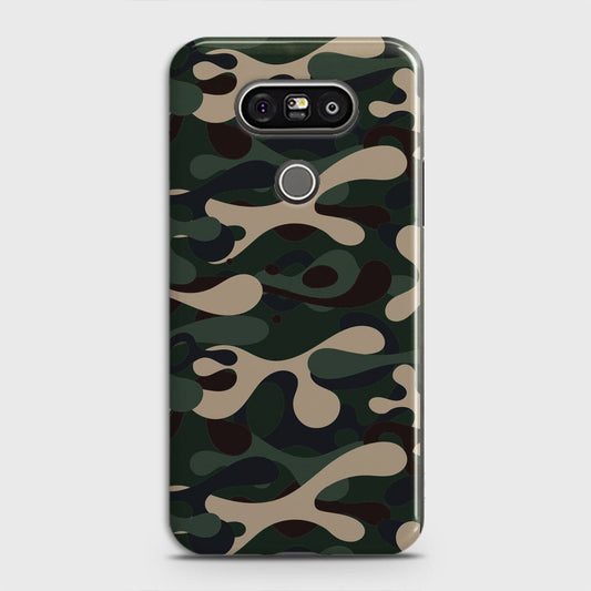 LG G5 Cover - Camo Series  - Dark Green Design - Matte Finish - Snap On Hard Case with LifeTime Colors Guarantee