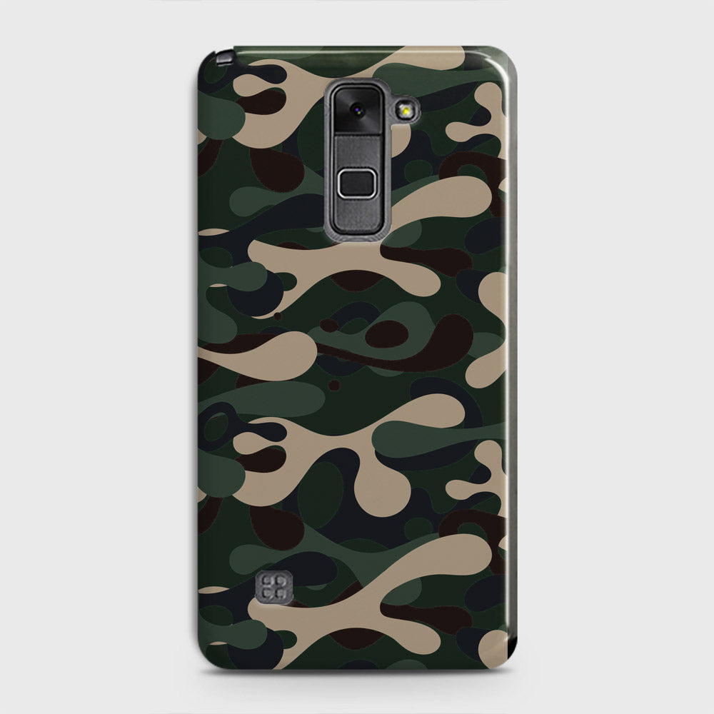 LG Stylus 2 / Stylus 2 Plus / Stylo 2 / Stylo 2 Plus Cover - Camo Series  - Dark Green Design - Matte Finish - Snap On Hard Case with LifeTime Colors Guarantee