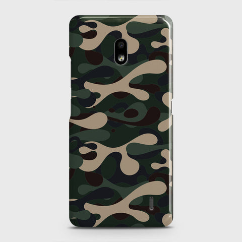 Nokia 2.2 Cover - Camo Series - Dark Green Design - Matte Finish - Snap On Hard Case with LifeTime Colors Guarantee