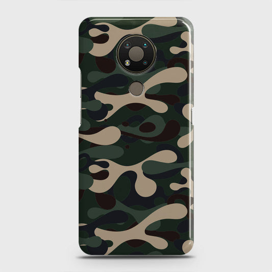 Nokia 3.4 Cover - Camo Series - Dark Green Design - Matte Finish - Snap On Hard Case with LifeTime Colors Guarantee