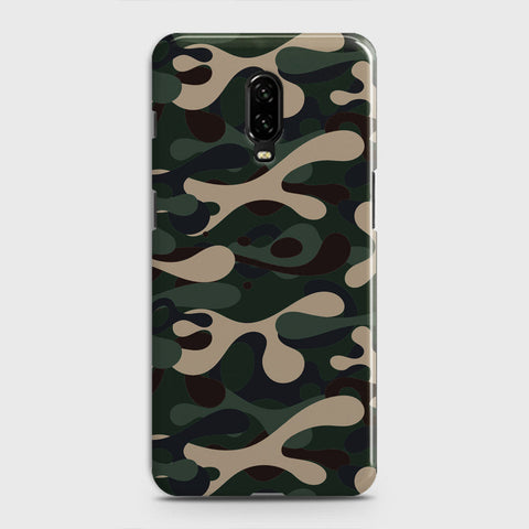 OnePlus 7  Cover - Camo Series - Dark Green Design - Matte Finish - Snap On Hard Case with LifeTime Colors Guarantee