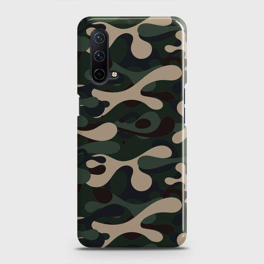OnePlus Nord CE 5G  Cover - Camo Series - Dark Green Design - Matte Finish - Snap On Hard Case with LifeTime Colors Guarantee