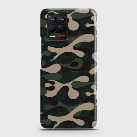 Realme 8 Pro Cover - Camo Series - Dark Green Design - Matte Finish - Snap On Hard Case with LifeTime Colors Guarantee