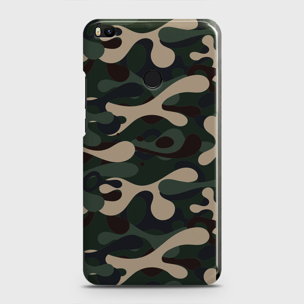 Xiaomi Mi Max 2 Cover - Camo Series - Dark Green Design - Matte Finish - Snap On Hard Case with LifeTime Colors Guarantee