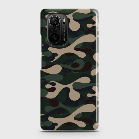Xiaomi Mi 11i Cover - Camo Series - Dark Green Design - Matte Finish - Snap On Hard Case with LifeTime Colors Guarantee