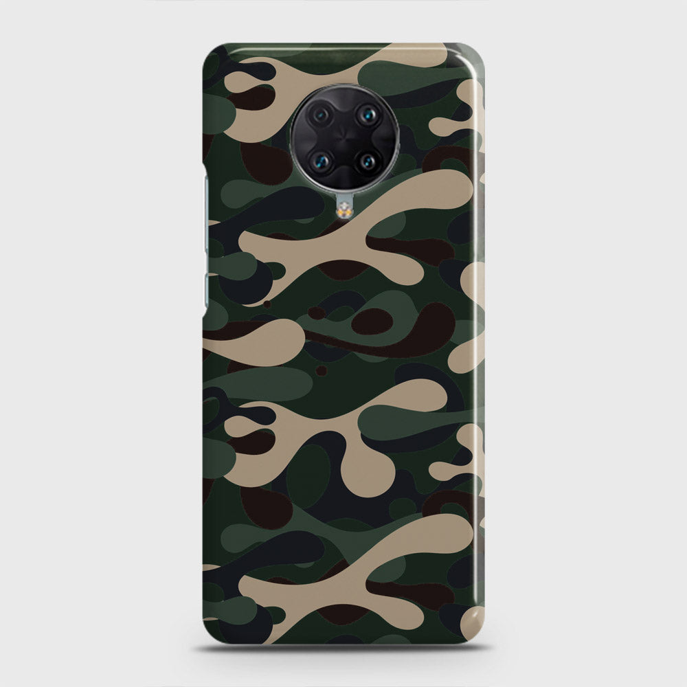 Xiaomi Redmi K30 Pro Cover - Camo Series - Dark Green Design - Matte Finish - Snap On Hard Case with LifeTime Colors Guarantee