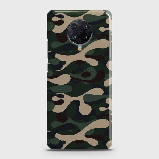 Xiaomi Redmi K30 Pro Cover - Camo Series - Dark Green Design - Matte Finish - Snap On Hard Case with LifeTime Colors Guarantee