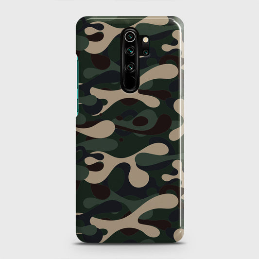 Xiaomi Redmi Note 8 Pro Cover - Camo Series - Dark Green Design - Matte Finish - Snap On Hard Case with LifeTime Colors Guarantee
