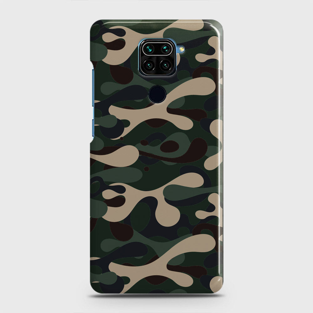 Xiaomi Redmi 10X 4G Cover - Camo Series - Dark Green Design - Matte Finish - Snap On Hard Case with LifeTime Colors Guarantee