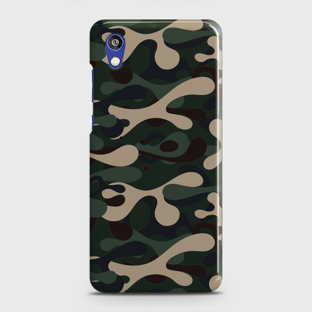 Honor 8S Cover - Camo Series - Dark Green Design - Matte Finish - Snap On Hard Case with LifeTime Colors Guarantee