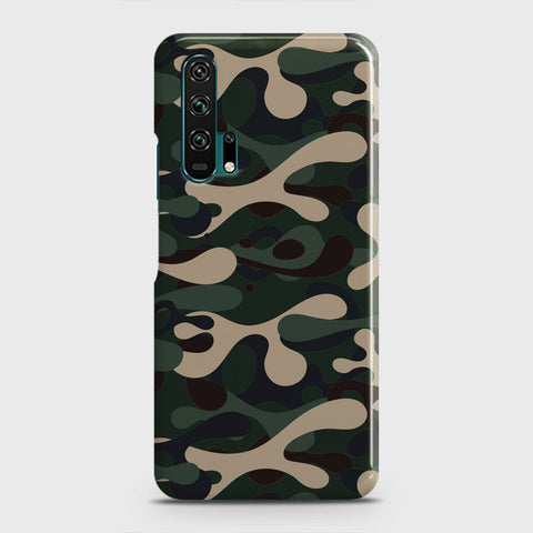 Honor 20 Pro Cover - Camo Series - Dark Green Design - Matte Finish - Snap On Hard Case with LifeTime Colors Guarantee