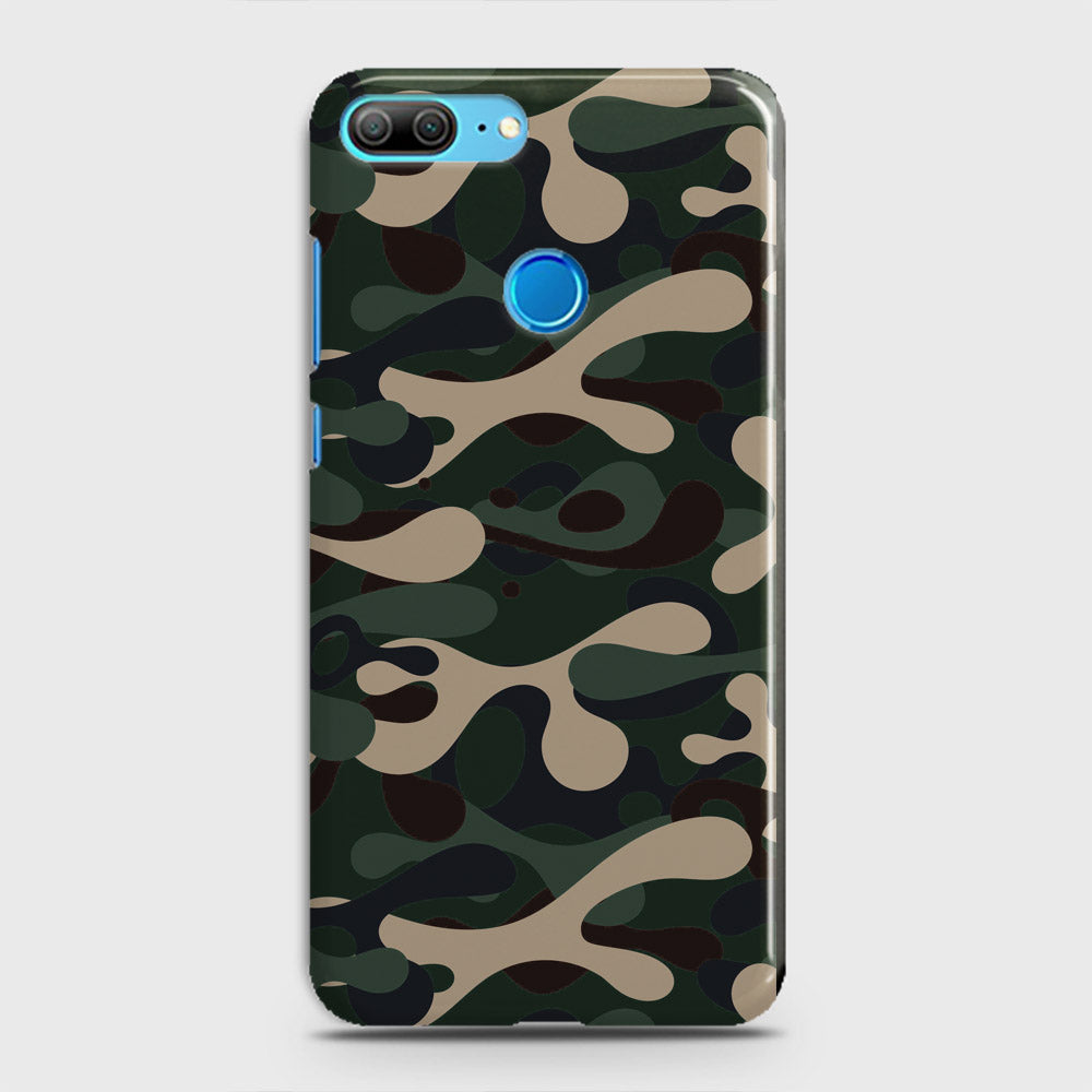 Huawei Honor 10 Cover - Camo Series - Dark Green Design - Matte Finish - Snap On Hard Case with LifeTime Colors Guarantee
