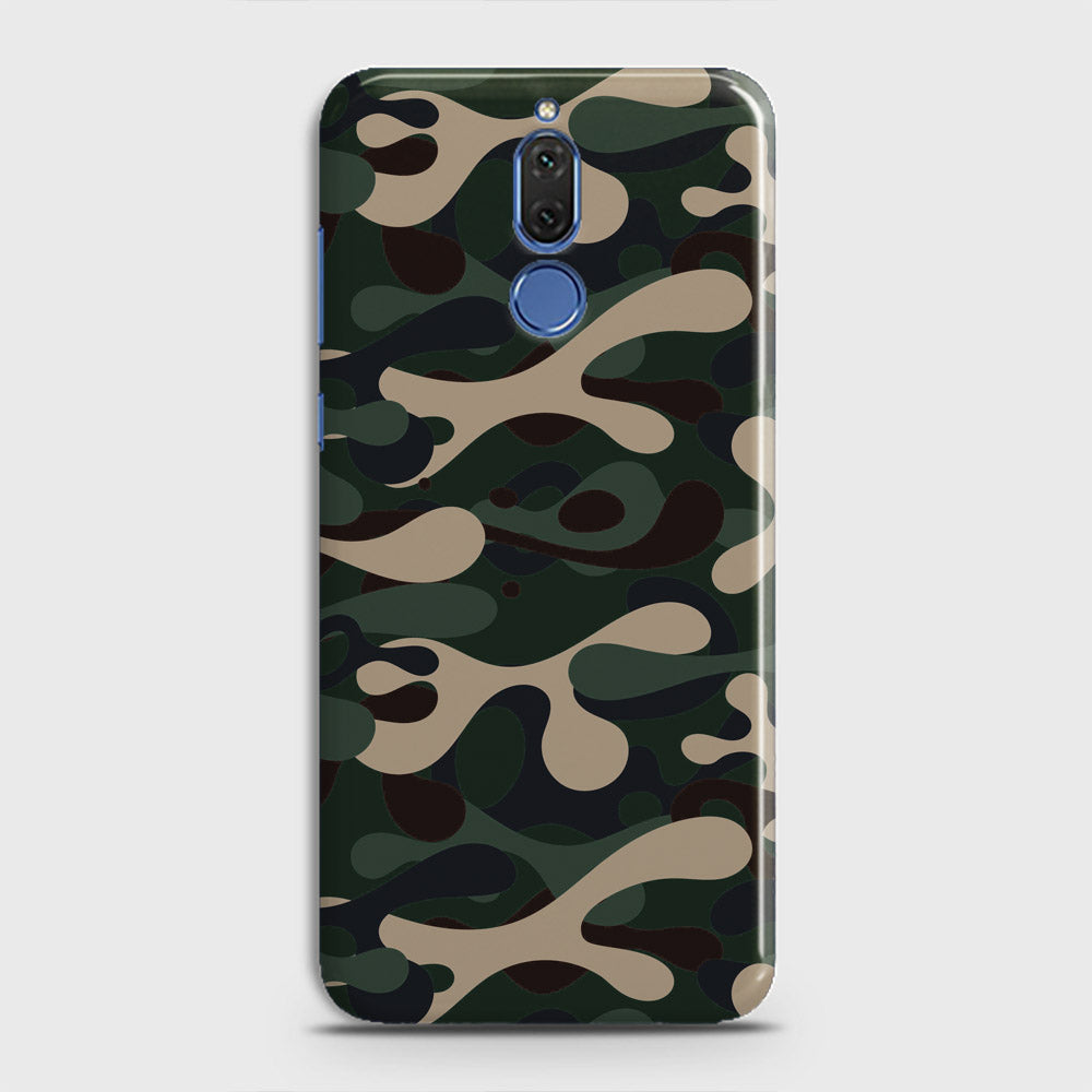 Huawei Mate 10 Lite Cover - Camo Series - Dark Green Design - Matte Finish - Snap On Hard Case with LifeTime Colors Guarantee