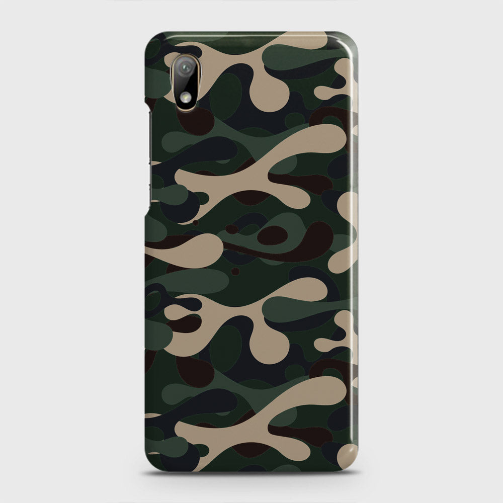 Honor 8S 2020 Cover - Camo Series - Dark Green Design - Matte Finish - Snap On Hard Case with LifeTime Colors Guarantee