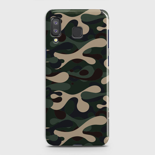 Samsung Galaxy A9 Star Cover - Camo Series - Dark Green Design - Matte Finish - Snap On Hard Case with LifeTime Colors Guarantee