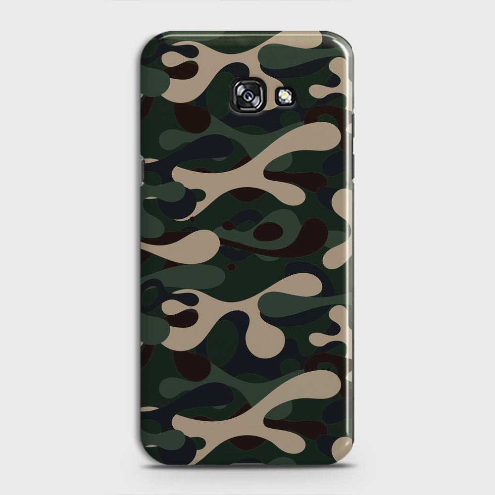 Samsung Galaxy J4 Plus Cover - Camo Series - Dark Green Design - Matte Finish - Snap On Hard Case with LifeTime Colors Guarantee