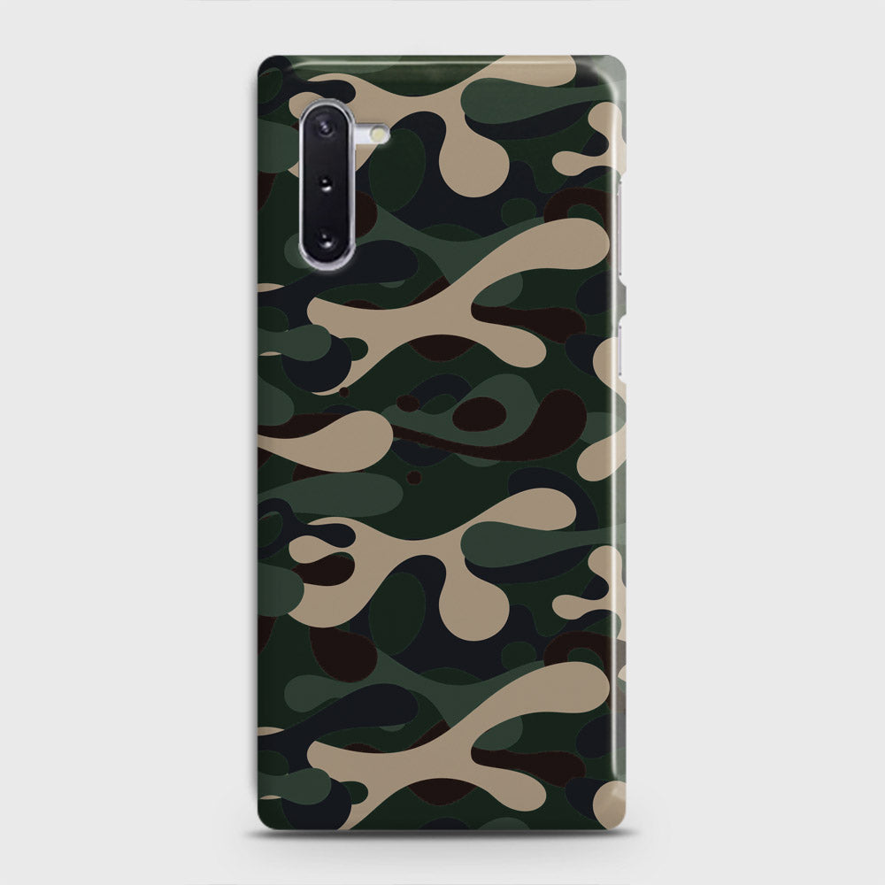 Samsung Galaxy Note 10 Cover - Camo Series - Dark Green Design - Matte Finish - Snap On Hard Case with LifeTime Colors Guarantee
