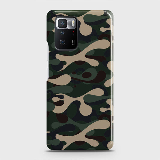 Xiaomi Poco X3 GT Cover - Camo Series - Dark Green Design - Matte Finish - Snap On Hard Case with LifeTime Colors Guarantee