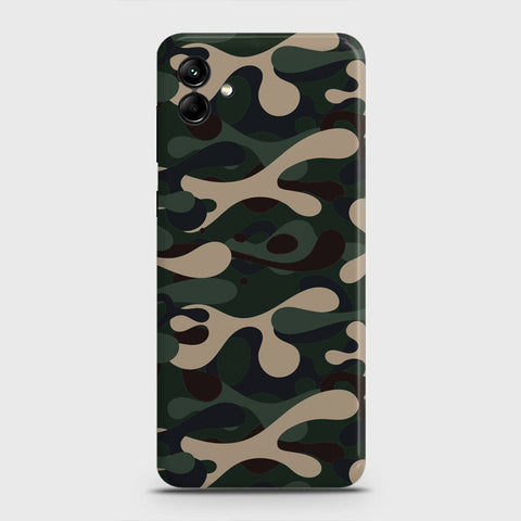 Samsung Galaxy A04 Cover - Camo Series - Dark Green Design - Matte Finish - Snap On Hard Case with LifeTime Colors Guarantee