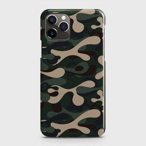 iPhone 11 Pro Cover - Camo Series - Dark Green Design - Matte Finish - Snap On Hard Case with LifeTime Colors Guarantee