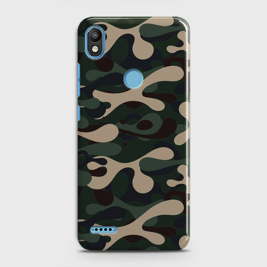 Infinix Smart 2 / X5515 Cover - Camo Series - Dark Green Design - Matte Finish - Snap On Hard Case with LifeTime Colors Guarantee