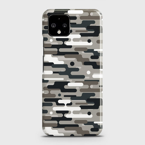 Google Pixel 4 XL Cover - Camo Series 2 - Black & Olive Design - Matte Finish - Snap On Hard Case with LifeTime Colors Guarantee