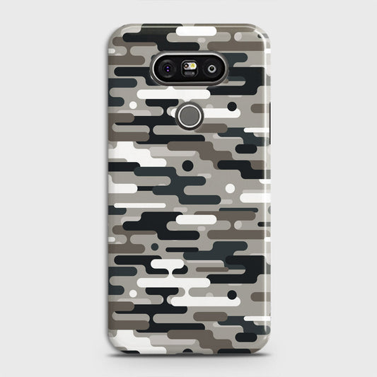 LG G5 Cover - Camo Series 2 - Black & Olive Design - Matte Finish - Snap On Hard Case with LifeTime Colors Guarantee